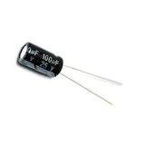 50 Peças Capacitor Eletrolítico 100uf 25v 100 X 25 105ºc