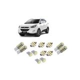 Kit 13 Lâmpadas Leds Smd Pingo Teto Placa Re Hyundai Ix35
