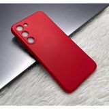 Capa Aveludada Compatível Samsung S24 Plus Vermelho