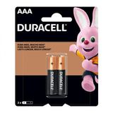 Pilha Alcalina Palito Aaa Com 2 Unidades Duracell