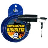 Cadeado 123útil 110cm X 08mm De Ferro Revestido Com Pvc