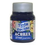 Tinta Para Tecido Azul Marinho 37ml Acrilex
