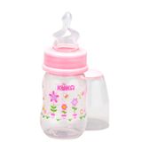 Mamadeira Kuka Natural Color Rosa 70ml Bico Ortodôntic Tam 1