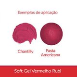 Corante Em Gel Vermelho Rubi Confeitaria 25g Fab