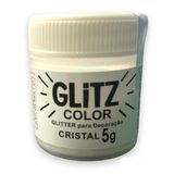 Corante Em Pó Cristal Glitz Fab Brilho Para Decoração