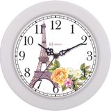 Relógio De Parede Paris 21cm Branco Herweg - 66010521