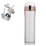 Garrafa Térmica Squeeze Inox 500ml - Branco