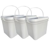 Balde Para Chopp Heineken 3.6 Lts Tampa Lacre - 3 Pçs