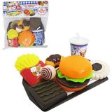 Kit Cozinha Infantil Lanche + Batata Frta Acessorio 11 Pecas