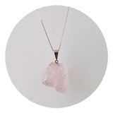Pingente Quartzo Rosa Bruta Natural Legítima Ponte Vecchio