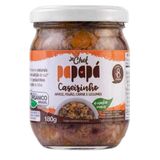 Comidinha Arroz, Feijão, Carne E Legumes Orgânica Caseirinho