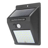 Luminária Solar Luz 30 Led Com Sensor De Presença Automático