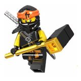 Boneco Blocos De Montar Cole Strap Ninja Ninjago