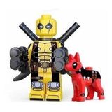 Boneco Blocos De Montar Deadpool Dog Marvel Sun