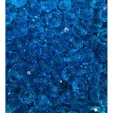 Kit 200 Cristais Miçangas Azul Claro 8 Mm Umbanda Guia