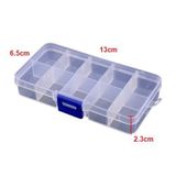 Caixa Organizadora Retangular 13 X 6.5 X 2.3cm 10 Divisórias