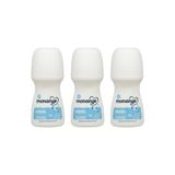 Desodorante Roll-on Monange 50ml Sensivel-kit C/3un