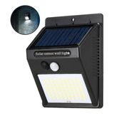 Luminária Solar Luz 30 Led Com Sensor De Presença Automático