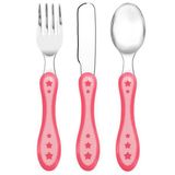 Kit Talher 3 Peças Estrelinha Rosa Buba