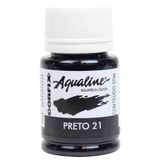 Tinta Aquarela Líquida Aqualine Corfix 21 Preto
