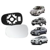 Lente Retrovisor C Base Clio Scenic Logan Sandero Ld Esquerdo