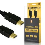 Cabo Hdmi Ultra Hd 3d 4k Alta Resolução 1080p 3 Metros