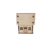 Miniatura Em Mdf Casa 6x5x3cm 6543 - Arte Coisas
