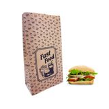 Saco Kraft Para Delivery Sos M (23,5x13x33cm) Com 50 Un.