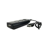 Hub Usb Knup Hb-t56 Com 4 Portas Usb 2.0 - Preto