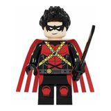 Boneco Blocos De Montar Menino Robin Batman