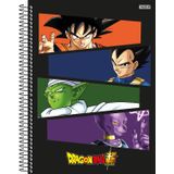 Caderno Dragon Ball Super Escolar Capa Dura 10 Matérias