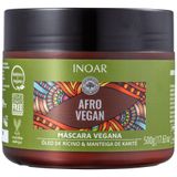 Máscara Cachos Hidratante Vegano Inoar Afro Vegan - 500g