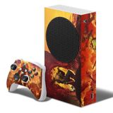 Adesivo Skin Xbox Series S E Dois Controles Doom Ethernal B2