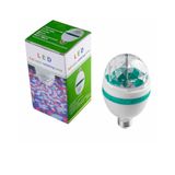 Lâmpada Globo De Luz Super Colorida Com Led Rgb Giratória