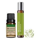 Kit Óleo Essencial Melaleuca + Roll On 10ml - Puro E Natural