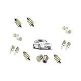Kit Lampadas Super Branca + Led Astra Teto/farol/placa/ré