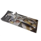 Espremedor De Alho Metal Inox Amassador Quebra Nozes