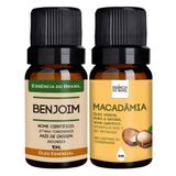 Kit Óleo Benjoim + Macadâmia 10ml - Essência Brasil