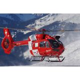 Quebra-cabeça Helicoptero Vermelho De 300 Peças