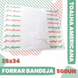 Toalha Americana Forrar Fundo Bandeja Bom Apetite Kit 2 Un