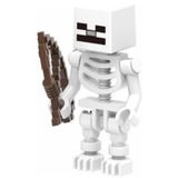 Boneco Minifigure Blocos De Montar Esqueleto Minecraft