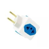 Adaptador Cubo Dado Beijamin Plug Conversor Tomadas Universal Cubo Quadrado 4 Saídas Travel Viagem