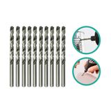 Kit 10 Mini Broca 1.8mm Fina Para Micro Retífica E Furadeira