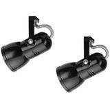 Kit 2x Spots Trilho Perfilado Eletro Calha Par-20 Bulbo Led