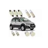 Kit Lâmpada Led Fiat Idea 2006-2010 Blue Lion - Branco Forte