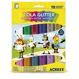 Cola Com Glitter Tubo 23g. 12 Cores