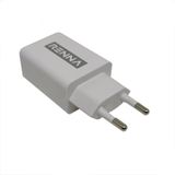 Carregador Tomada Adaptador Fonte Usb 5v 2.1a Bivolt Branco