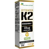 Vitamina K2 Gotas 120mcg 20ml - Flora Nativa Laranja