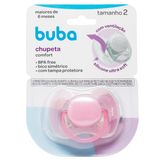 Chupeta Bico Silicone Ultra Soft Comfort + 6 Meses Buba