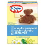 Chá Dr Oetker Erva Doce Nacional, Capim Cidreira E Camomila Com 15 Saquinhos 15g